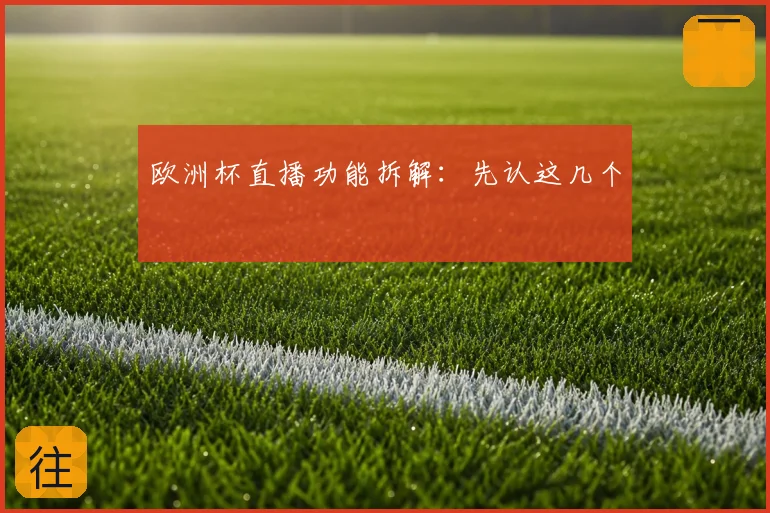 欧洲杯直播功能拆解：先认这几个